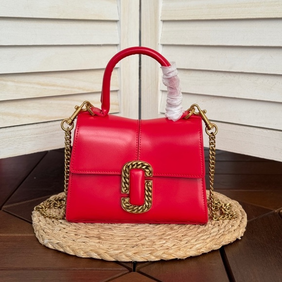 Marc Jacobs Red ‘The St. Marc Mini’ Bag - Picture 1 of 7